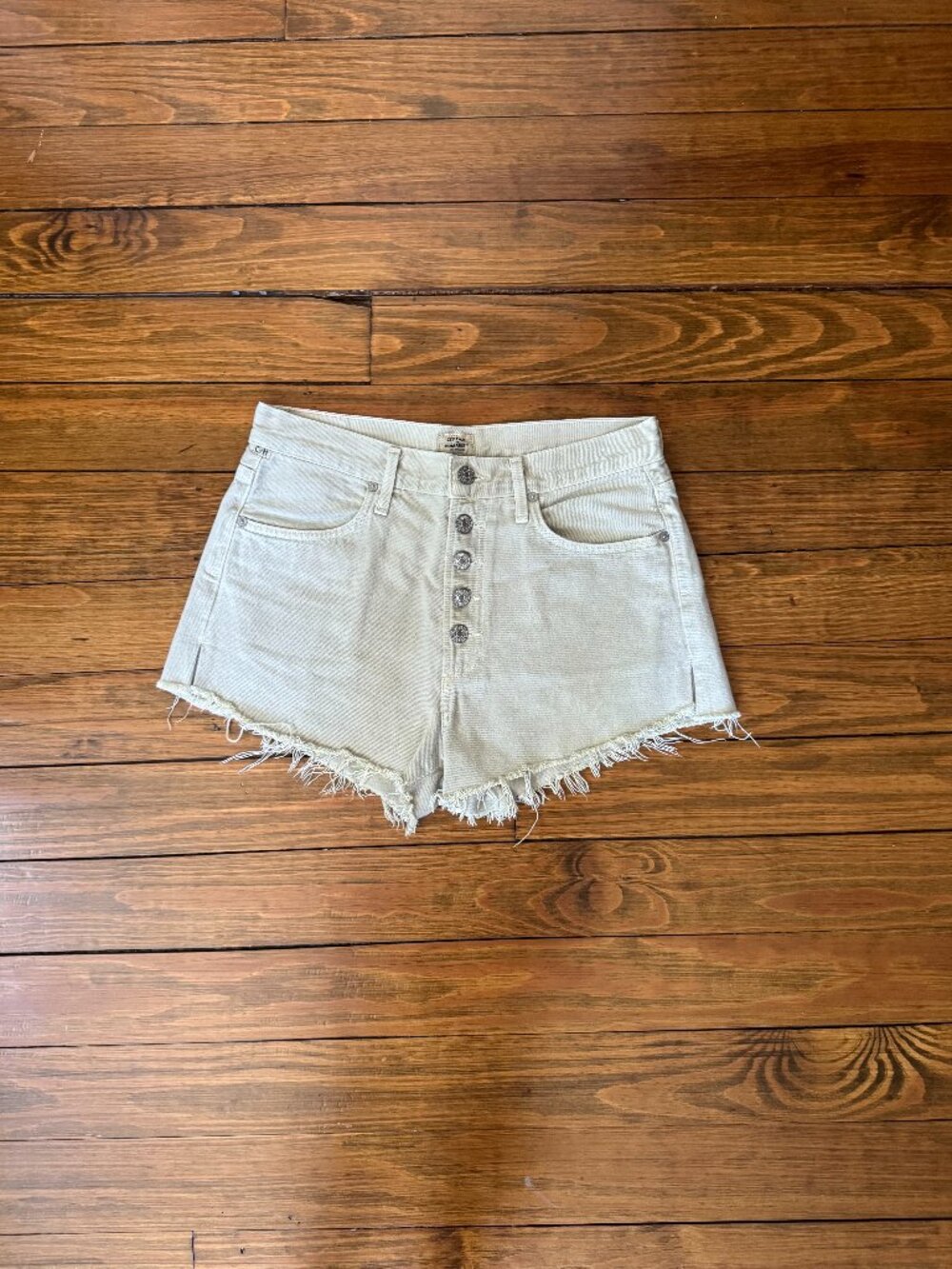Citizens of Humanity Tan / Khaki Denim Shorts